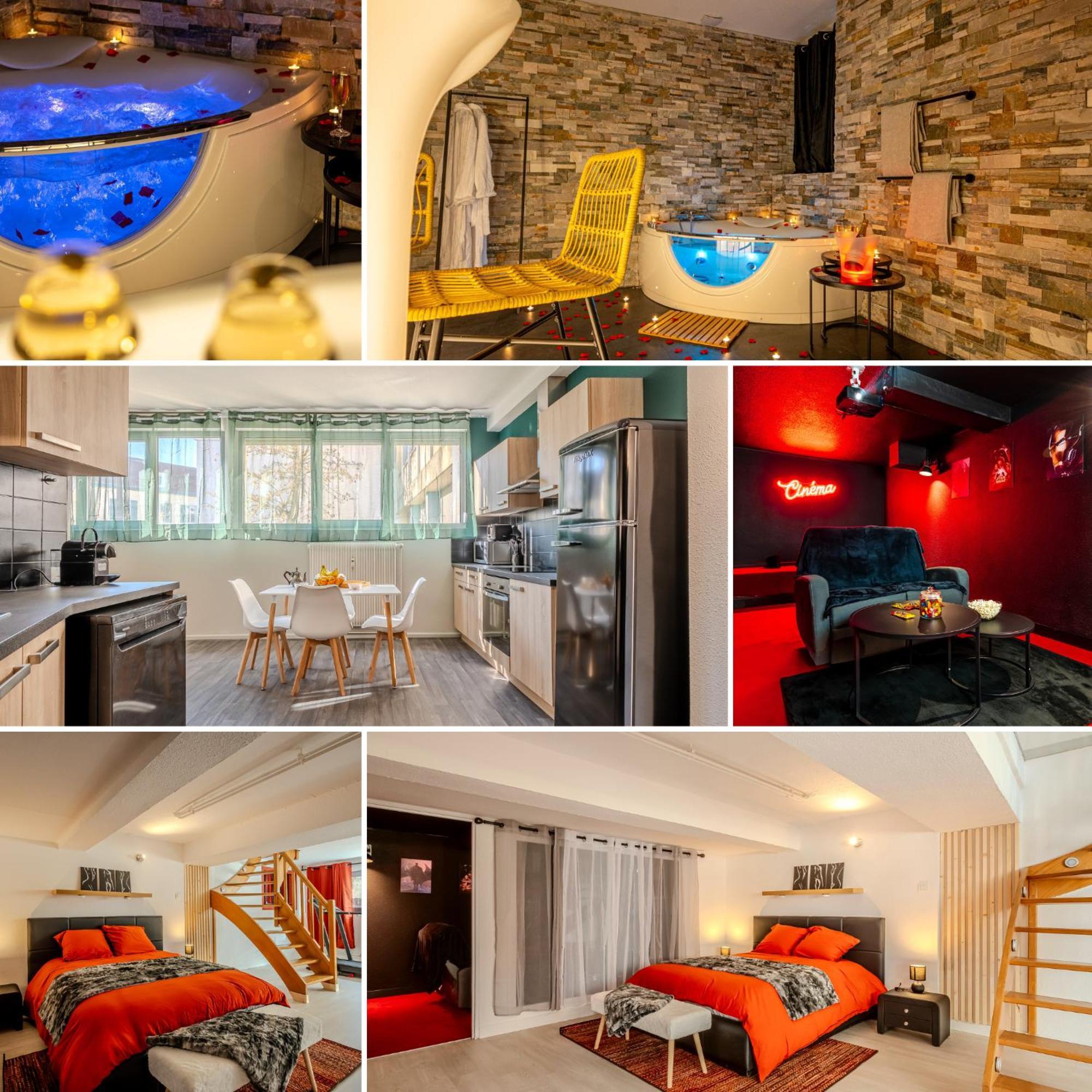 Cocon Relax - Jacuzzi - Cinema Apartamento Montbéliard Exterior foto